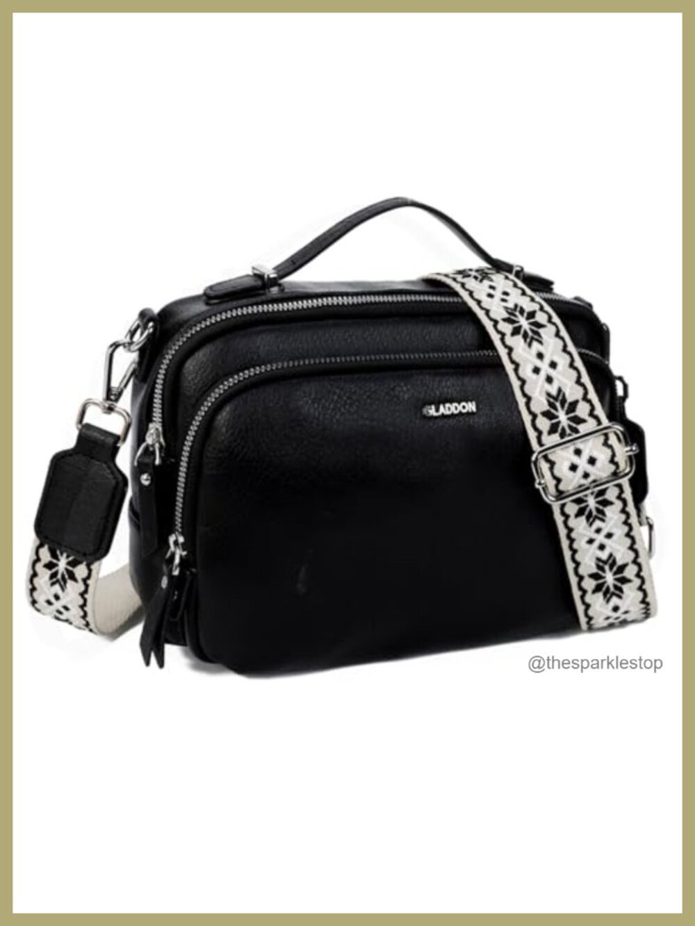 Convertible Vegan Leather Crossbody Satchel Purse with Top Handle